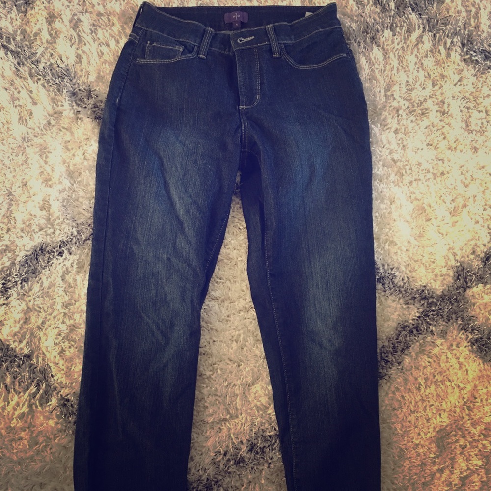 ⬇️ $10 NYDJ Skinny DARK Denim Leggings Size 4 USED